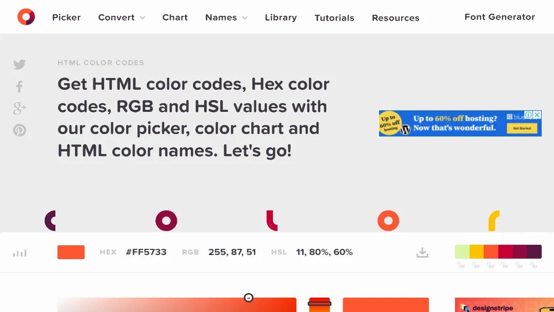 HTML Color Codes Curate