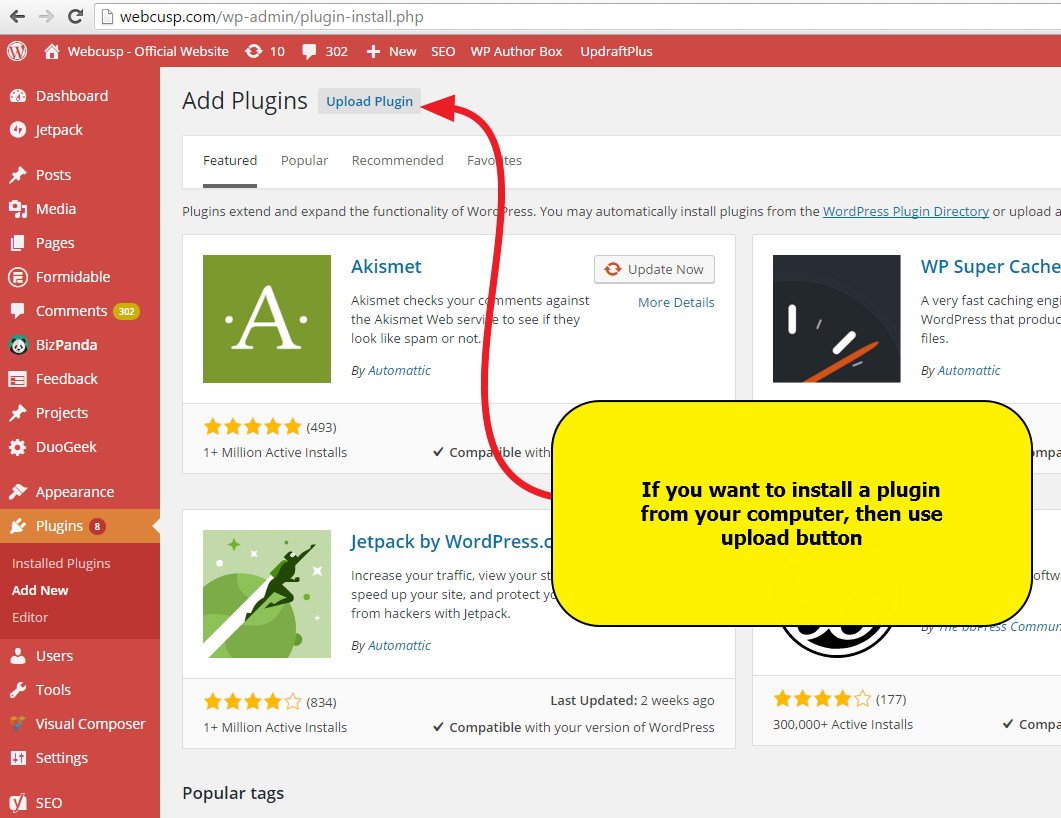Best guide to install a WordPress Plugin or Theme on self hosted WordPress