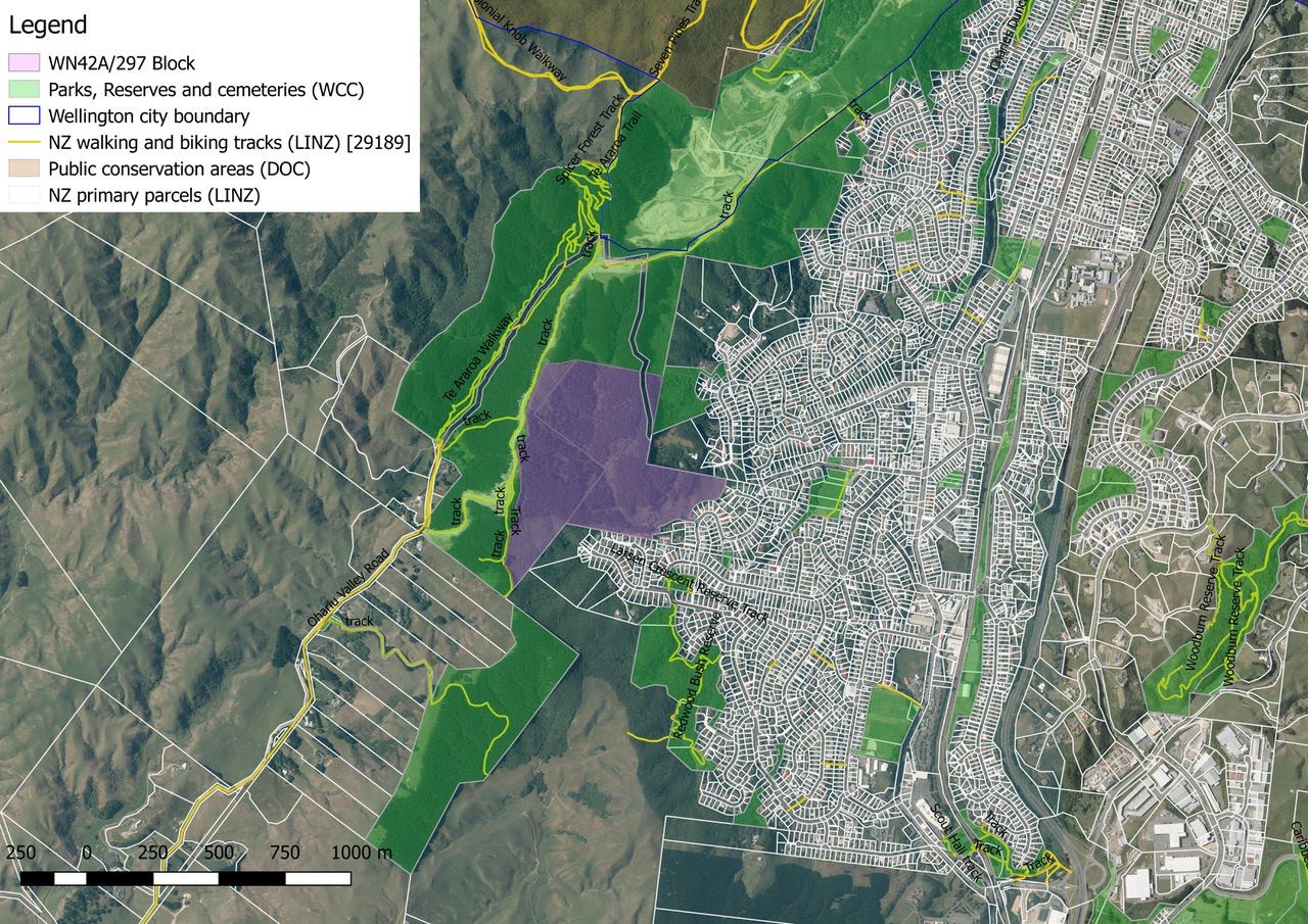 map_Tawa_biking_walking Friends of Tawa Bush Reserves