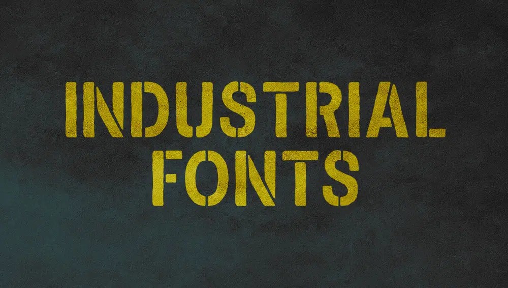 19 Free Industrial Fonts for Professional Industrial sites