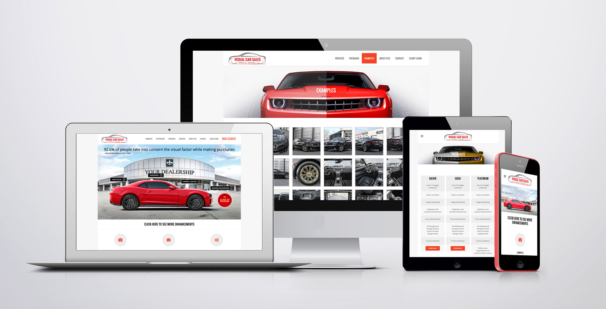 Visual Car Sales  Developed Inc.