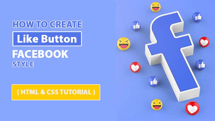 Animated Like Button With Html Css Js Webdevrahul