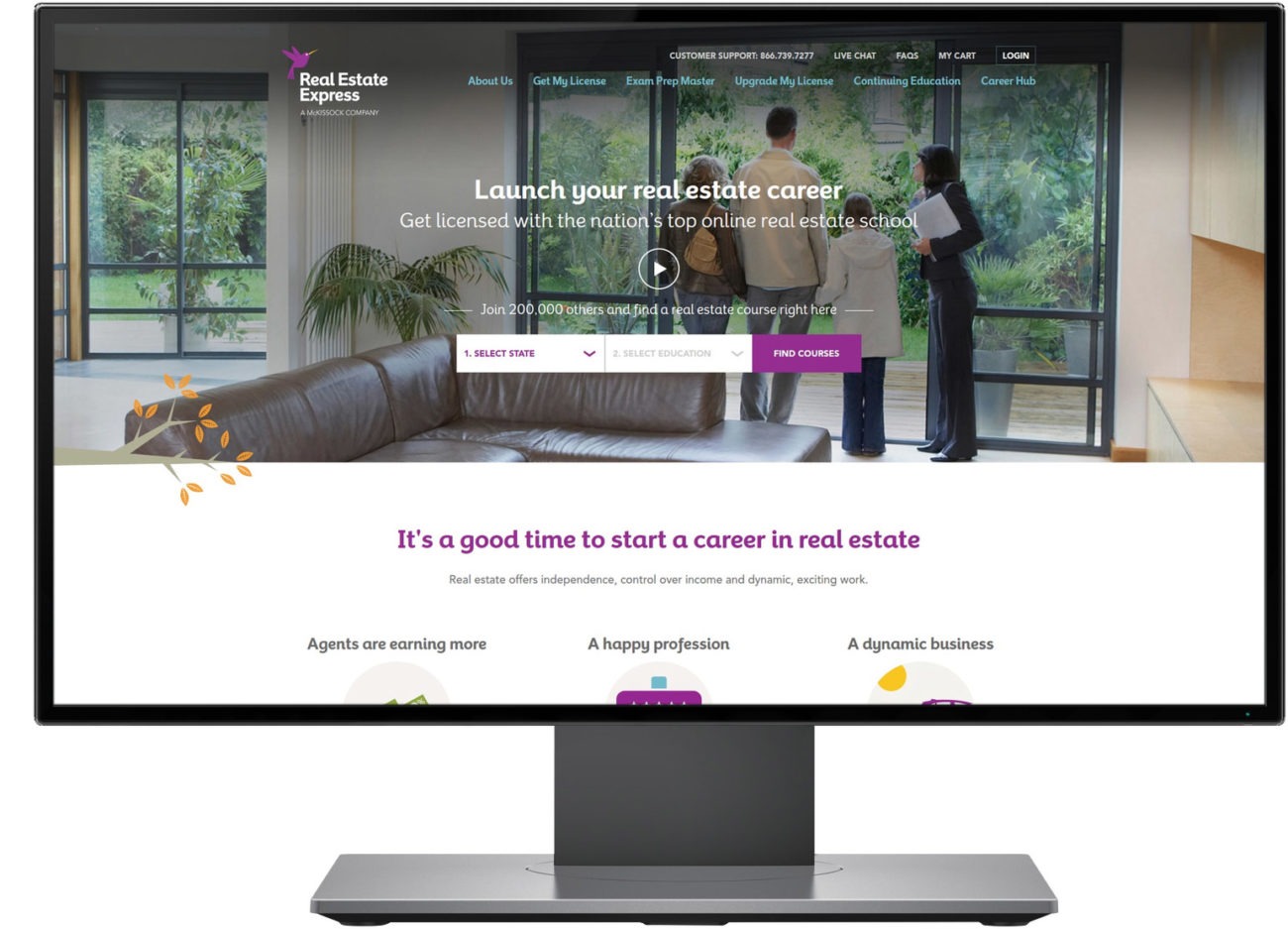 Real Estate Express site Portfolio DevStudios