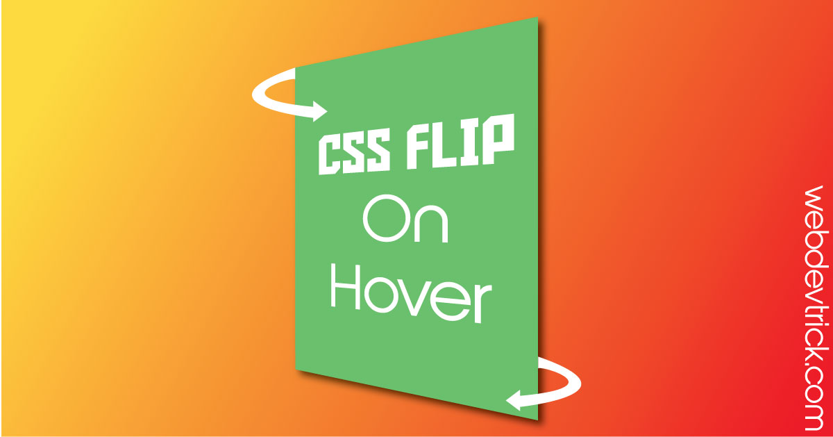 CSS Flip Effect On Hover 3D Flip Effect With HTML & CSS