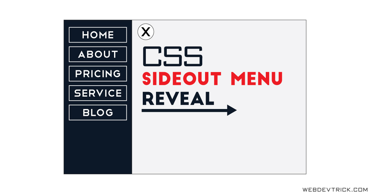 CSS Sidebar Menu With Flexbox Pure CSS Sidenav Bar