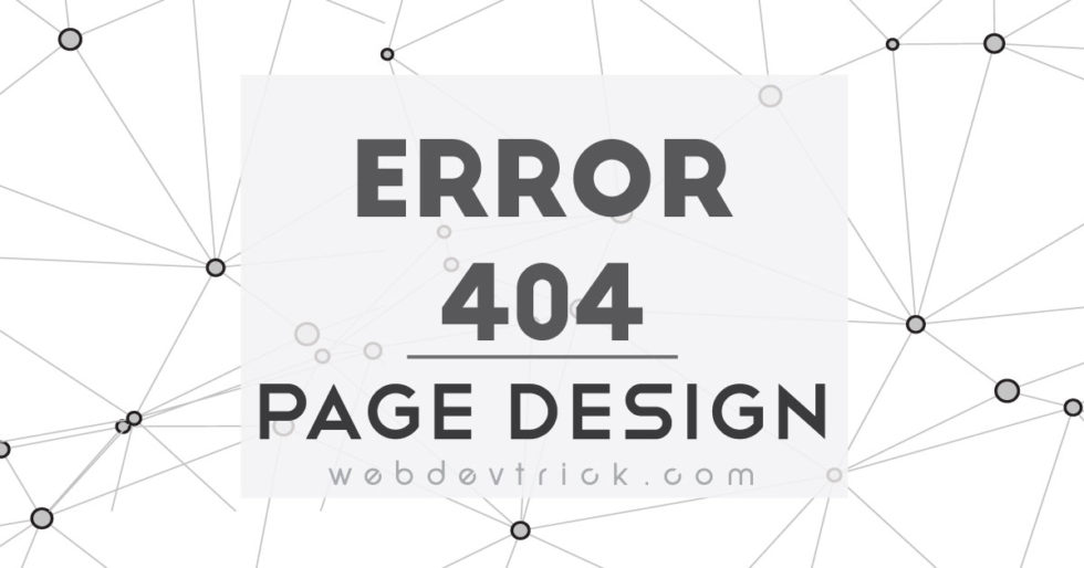 Error 404 Page With HTML, CSS, & JavaScript Example & Source Code