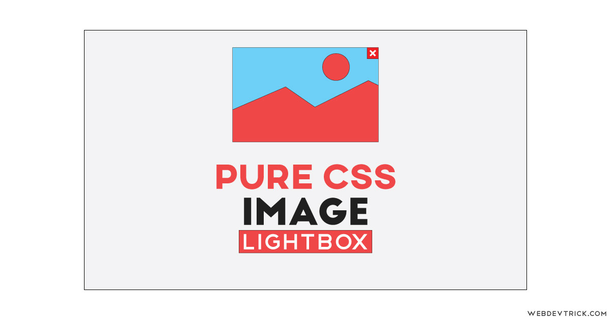 HTML CSS Image Lightbox With Toggle Feature Simple Lightbox
