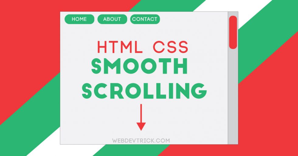 Pure CSS Smooth Scroll With Bootstrap HTML CSS Target Scrolling