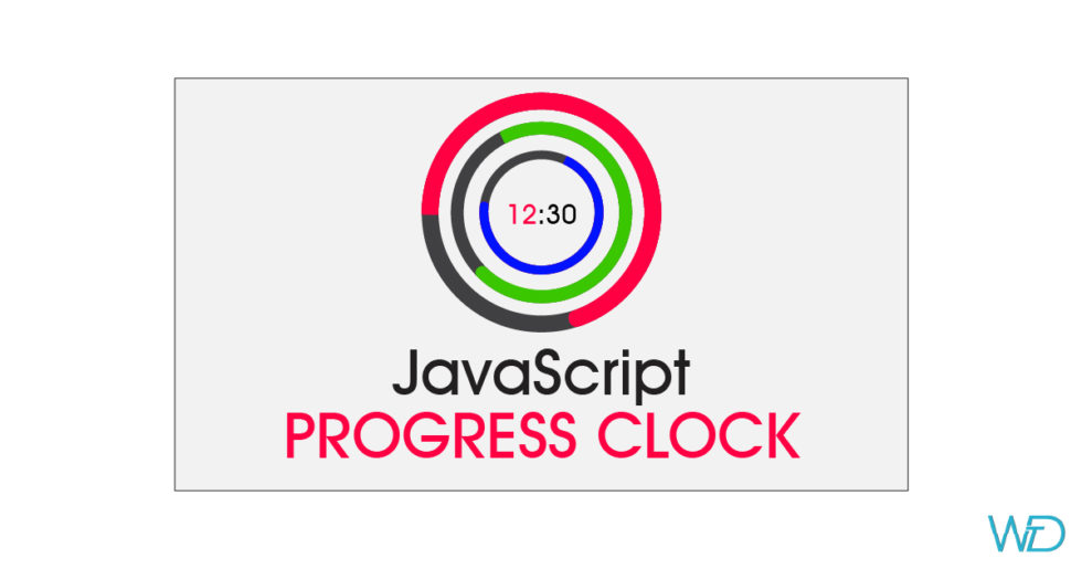 JavaScript Progress Clock Day, Hour, Minute, Second, Progression