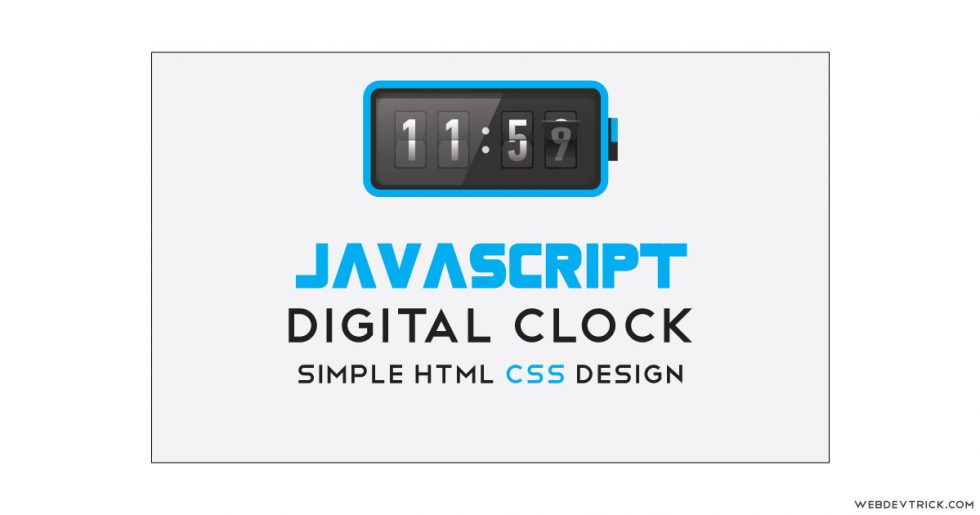 32 Clock For site Javascript Modern Javascript Blog