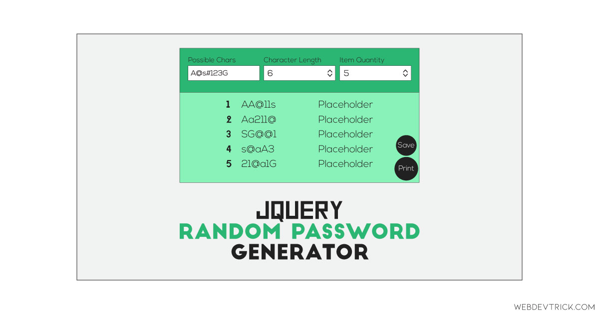 34 Random Password Generator Javascript Javascript Nerd Answer