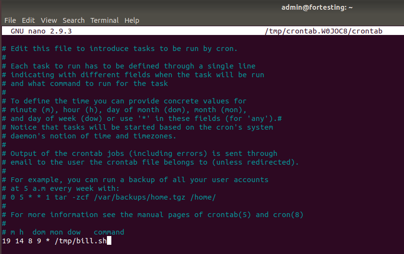 How to configure Crontab on Linux