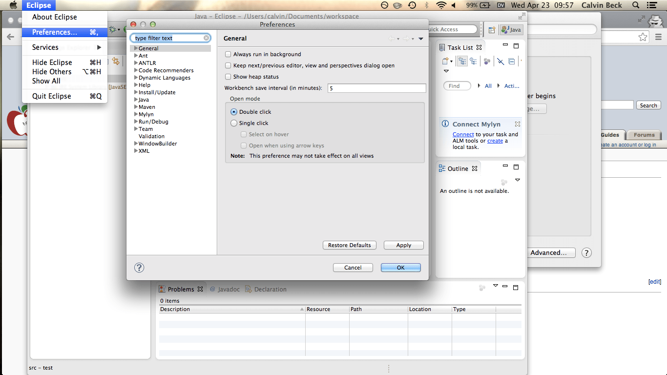 Eclipse Setup Instructions