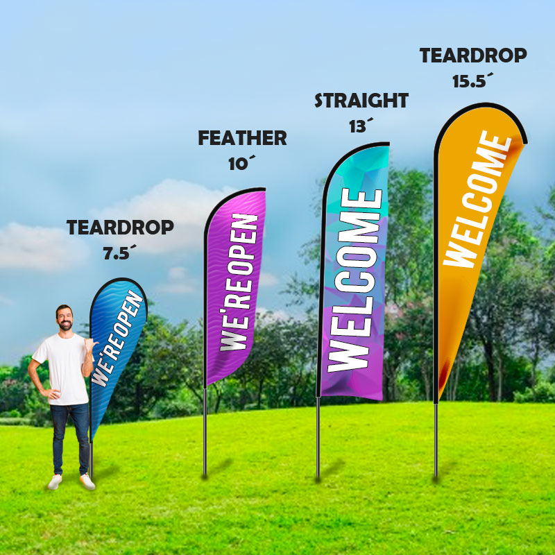 Outdoor Banner Flags duit