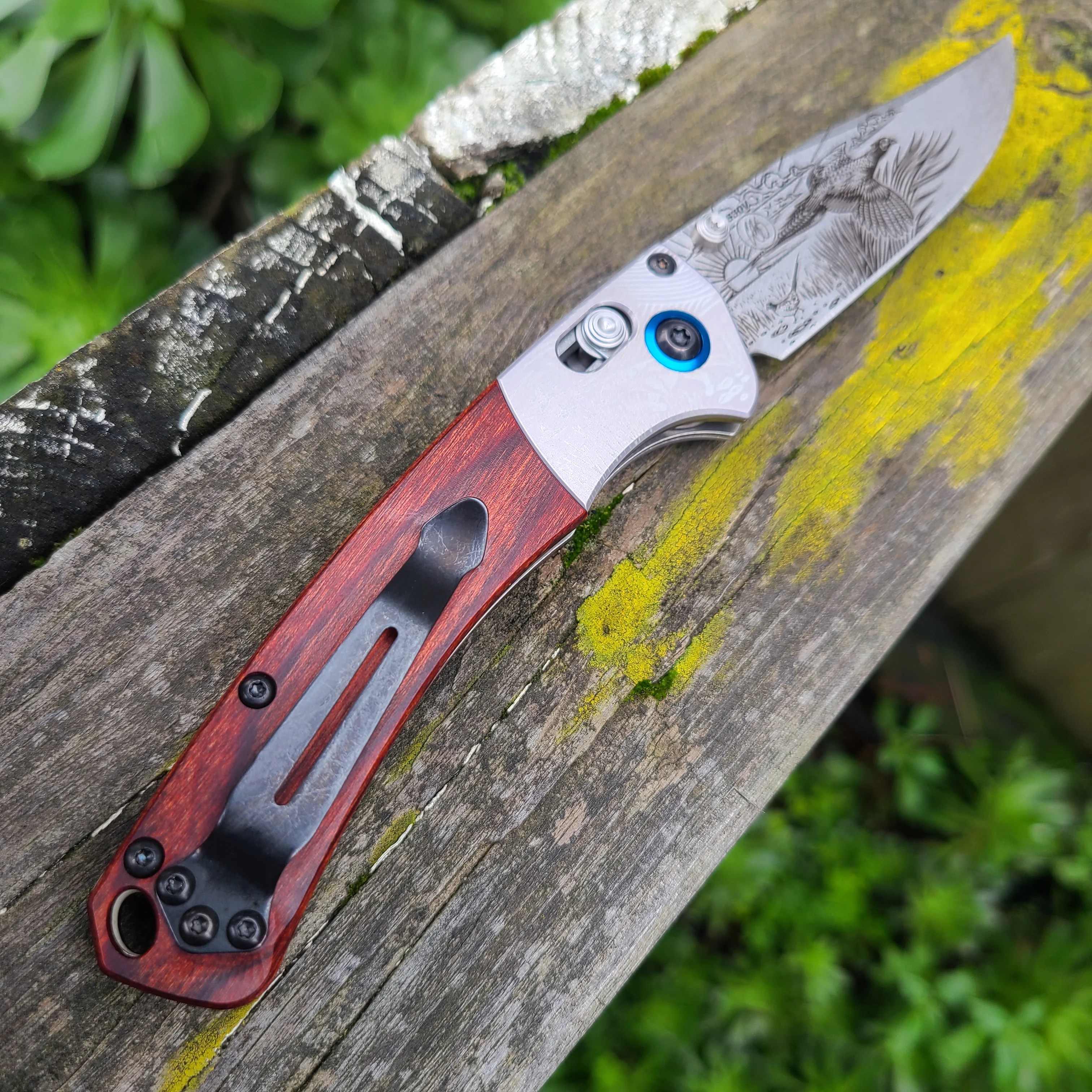 Benchmade 150852204 Limited Edition Mini Crooked River Artist Series