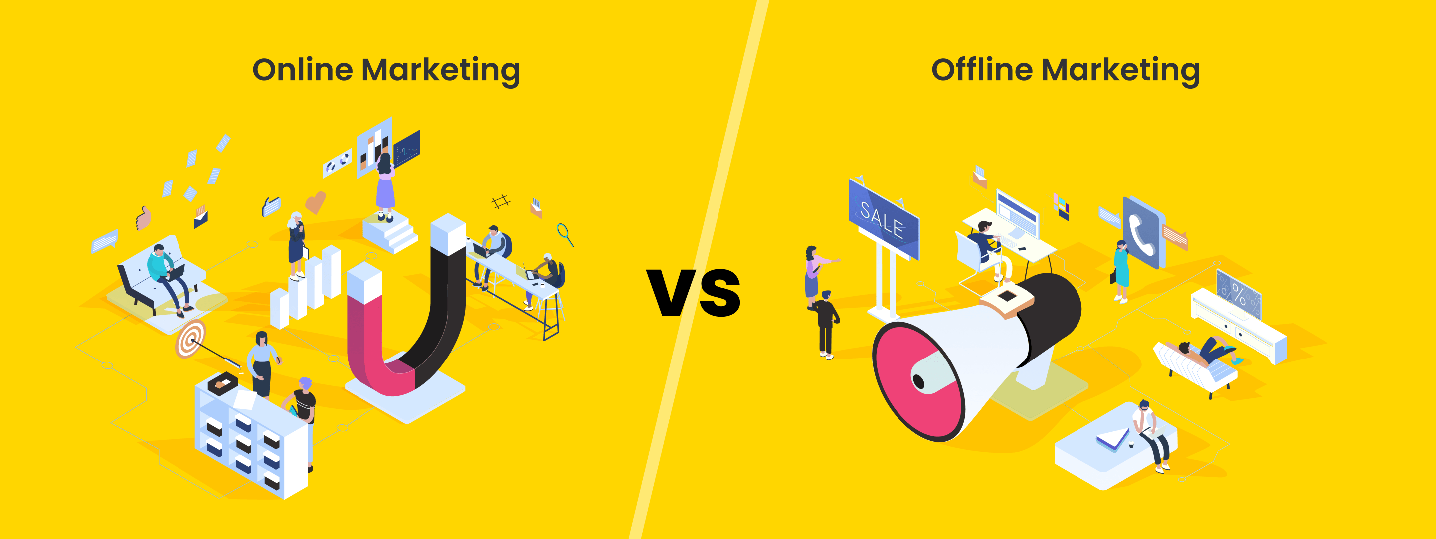 A founder's perspective of Offline and Online Marketing