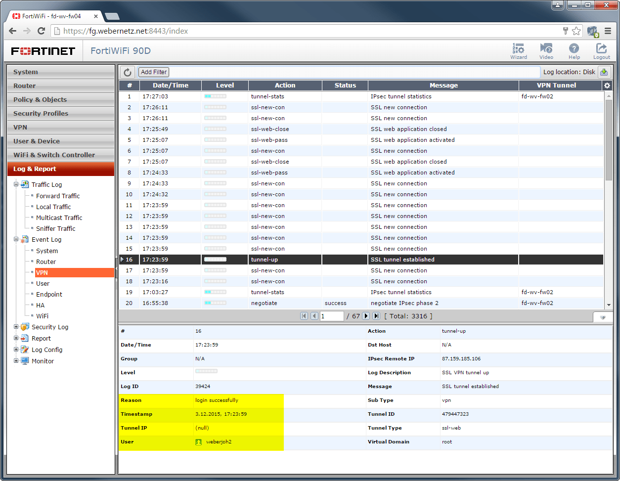 FortiGate 2Factor Authentication via SMS