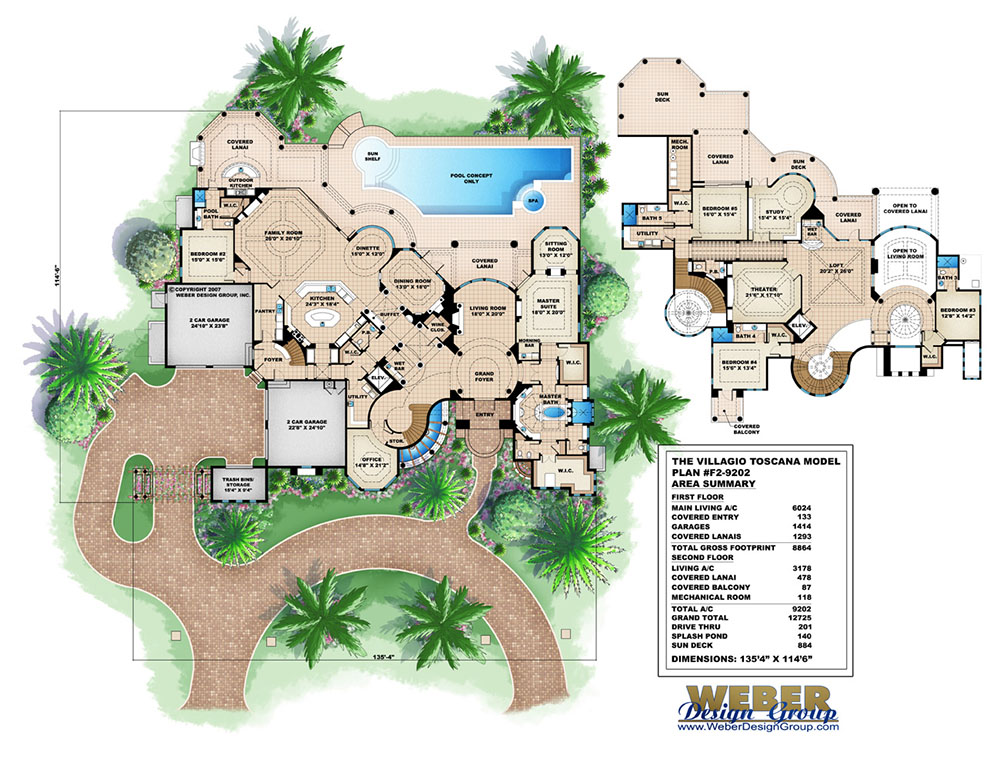 Ambergris Cay House Plan Weber Design Group