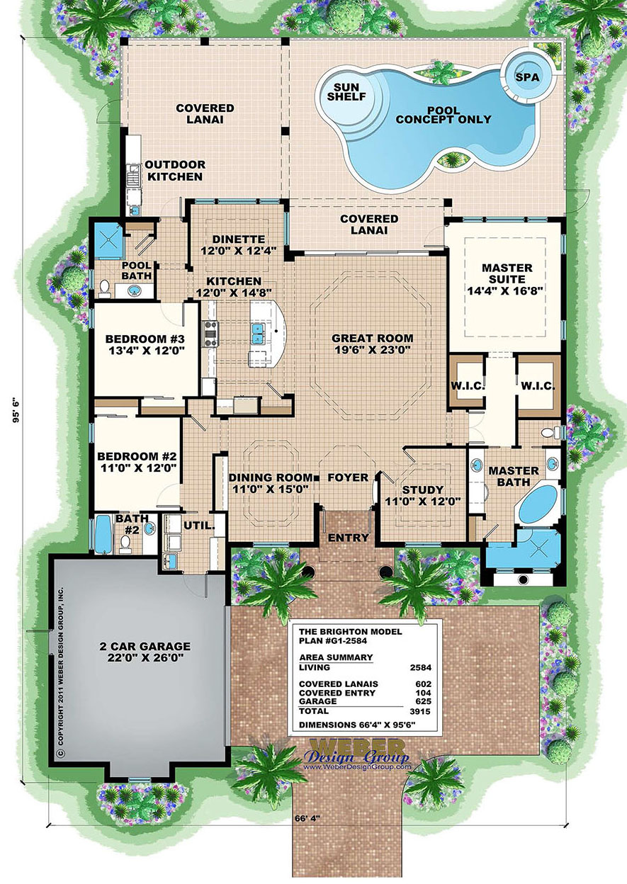 Mediterranean House Plan Small Home Floor Plan with