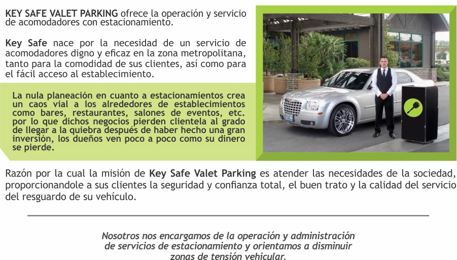 Key Safe Valet Parking » Quienes Somos valet parking