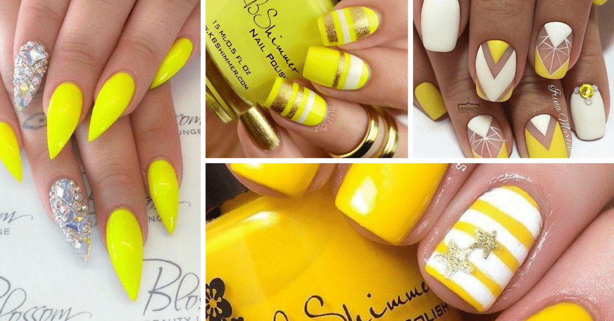Dicas E Modelos De Unhas Amarelas