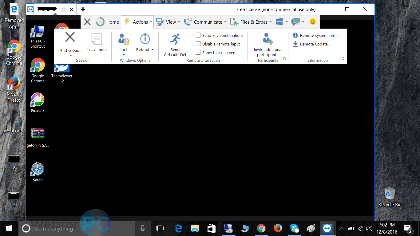 TeamViewer 12 Free Download For Windows Web For PC