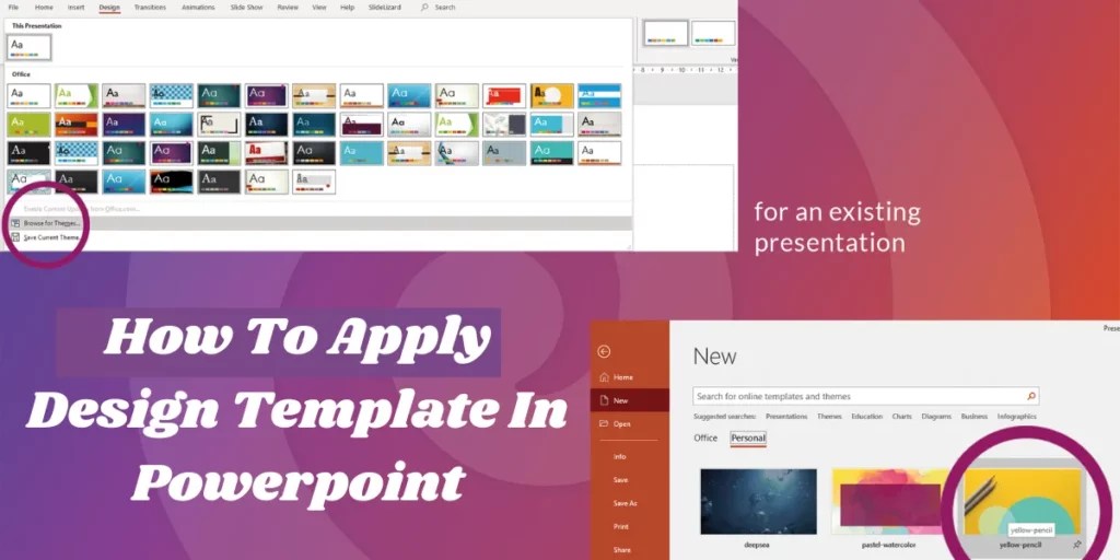 How To Apply Design Template In Powerpoint