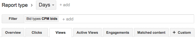 AdSense Bid Types CPC, CPM, Active View, CPE