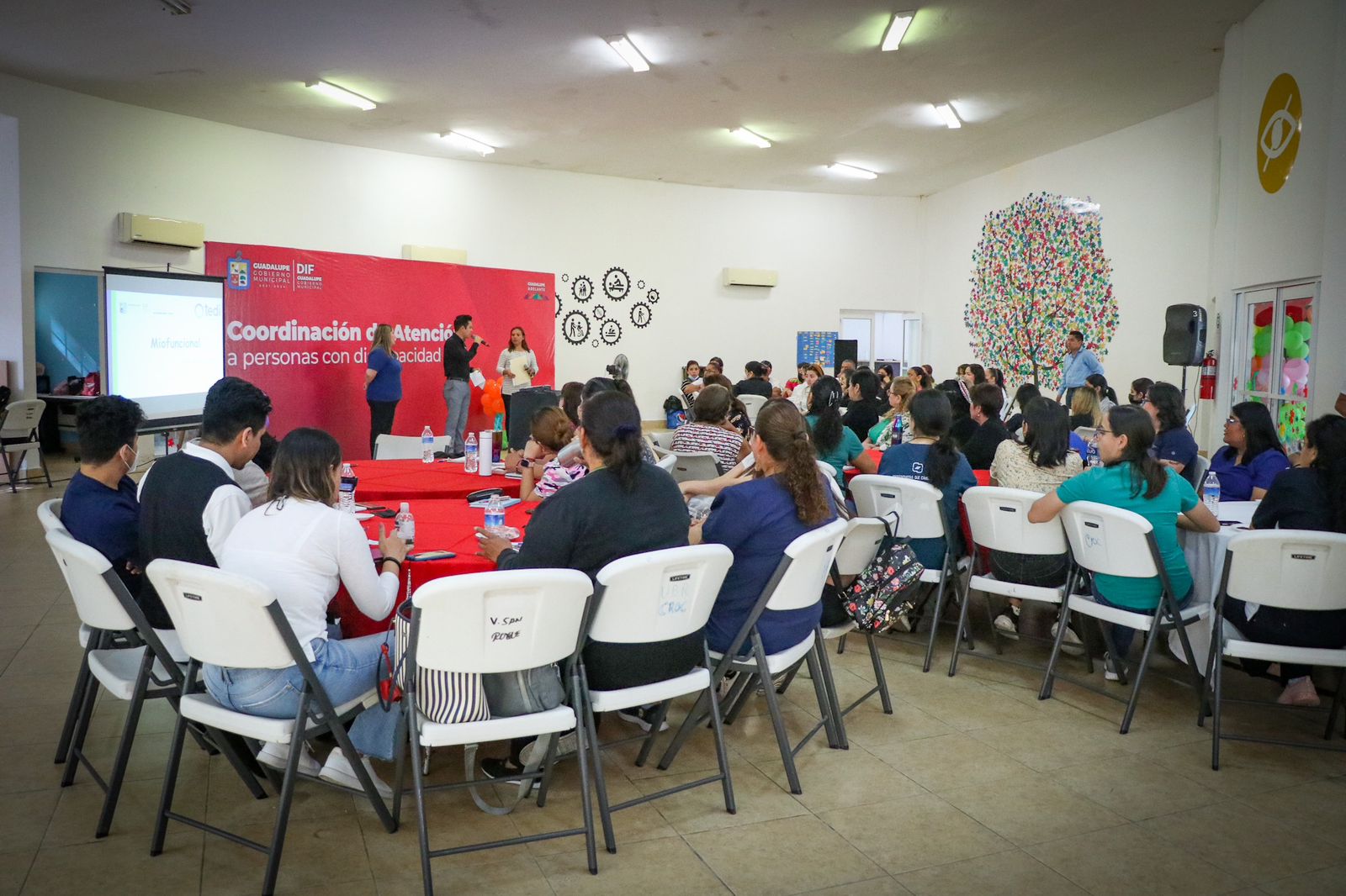 Imparte Dif Guadalupe terapias para atender familiares con paralisis