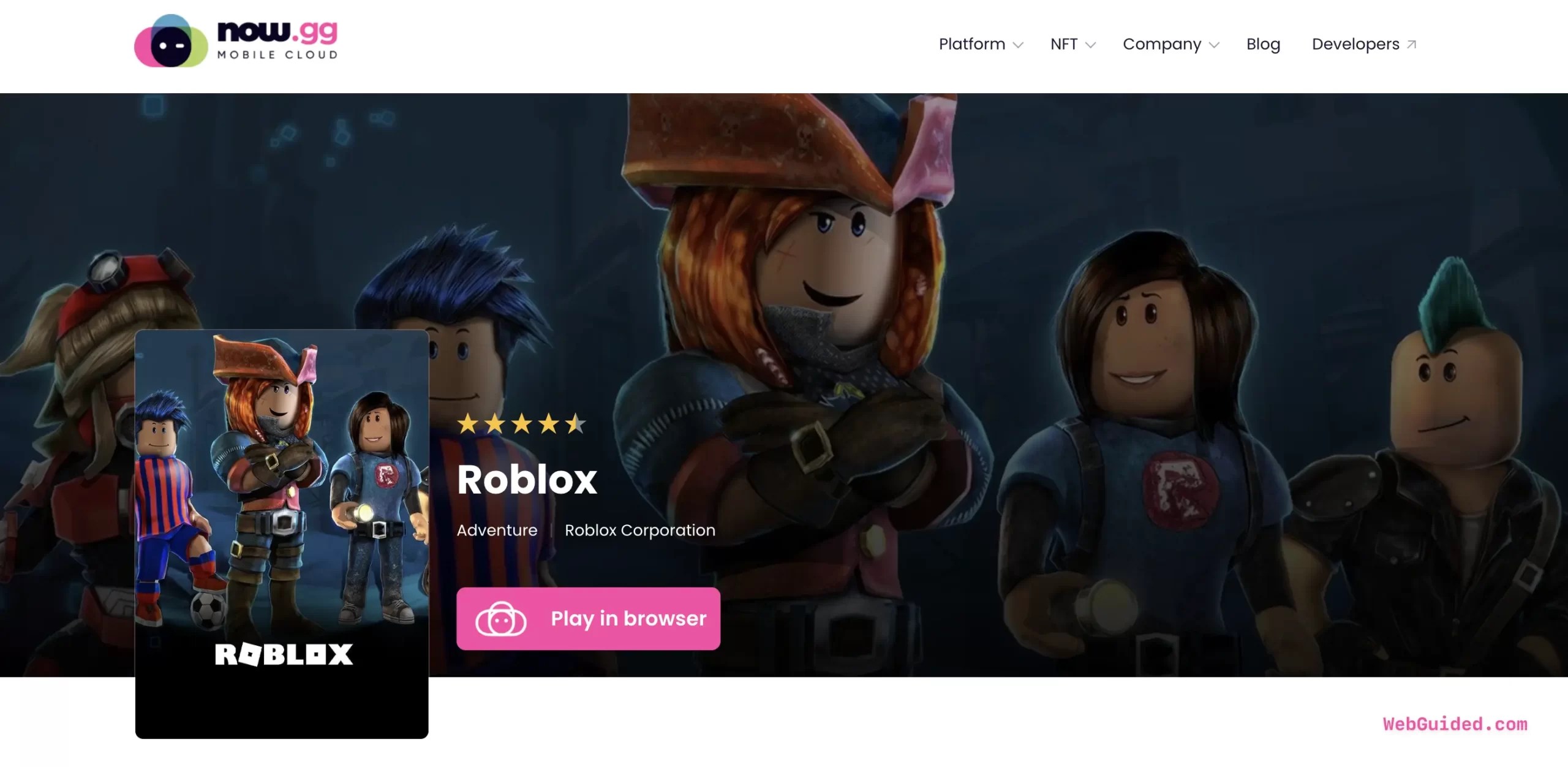 Now.gg Roblox Guide – How To Play Now In Browser For Free