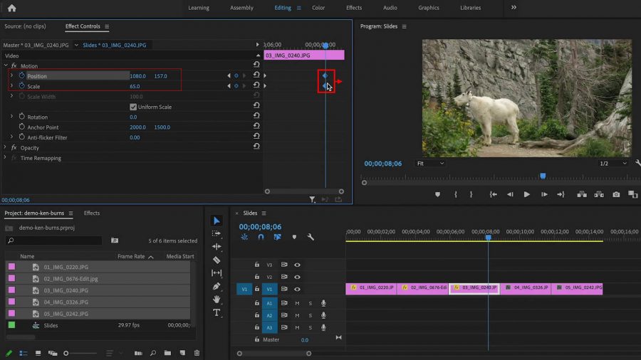 Ken Burns Effect in Adobe Premiere Pro Web Guru, Adobe Expert