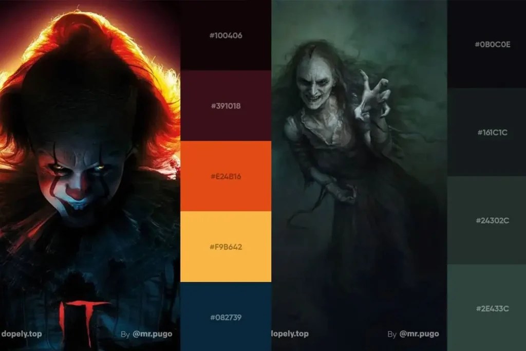 8 Horror Color Palettes Horror Movie Color Palettes gyaani
