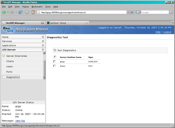 Performing diagnostics on Linux/Solaris