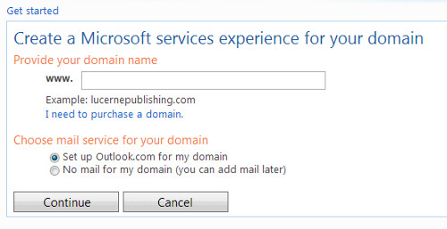 How to setup your Domain Email with Windows Mail services