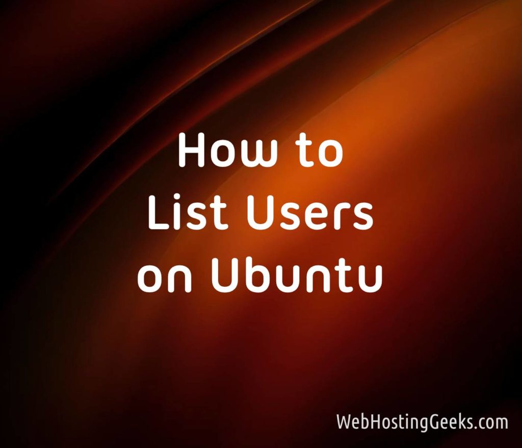 How to List Users on Ubuntu (4 methods) Linux Tutorials for Beginners