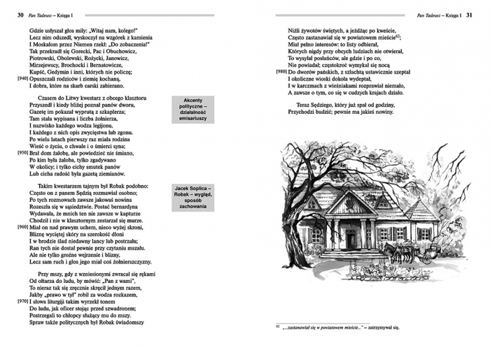 Pan Tadeusz wydanie z opracowaniem i streszczeniem Adam Mickiewicz