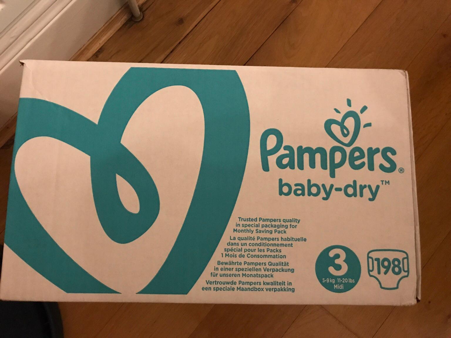 Pampers baby dry nappies size 3 in NW3 London for £20.00 for sale Shpock