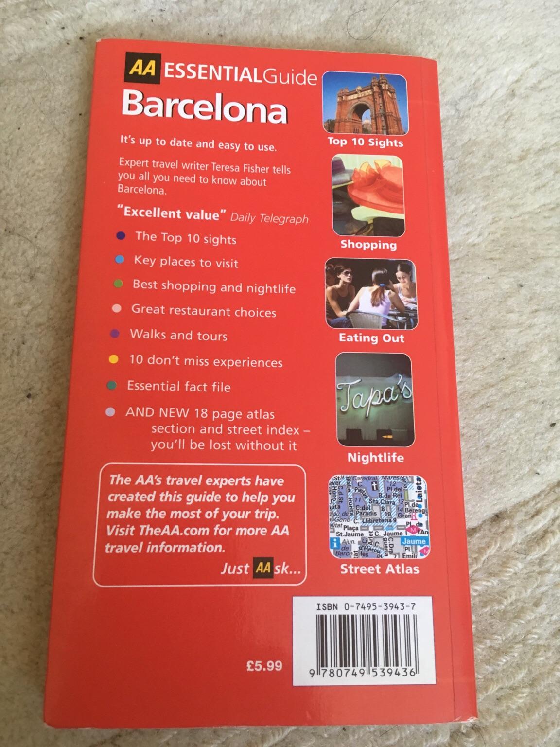 Barcelona guide book in NW3 London for £3.00 for sale Shpock