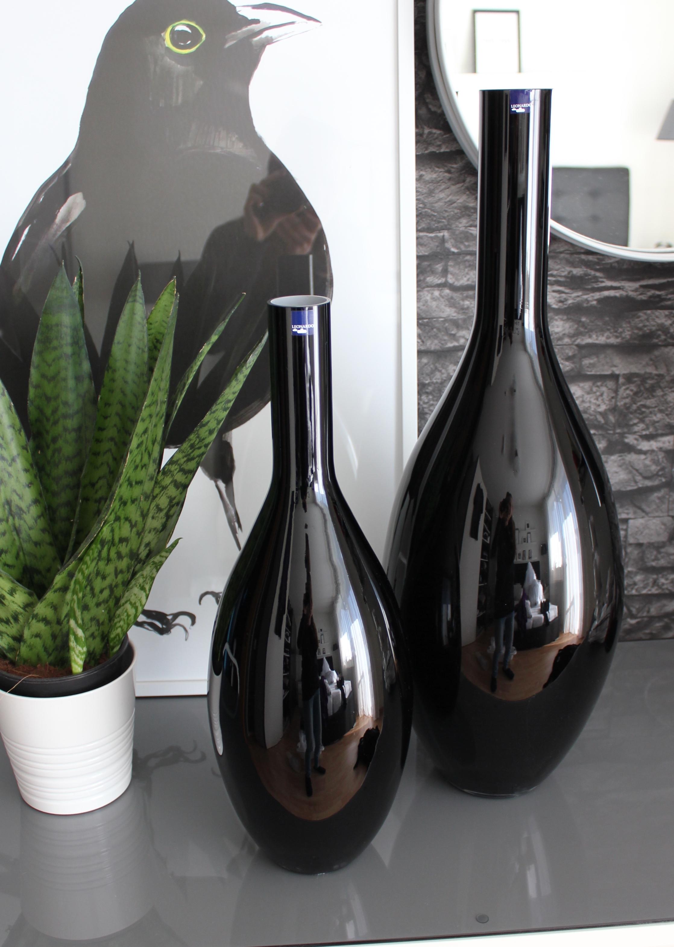 2 schwarze Leonardo Vasen "Beauty" in 50129 Bergheim for €59.00 for