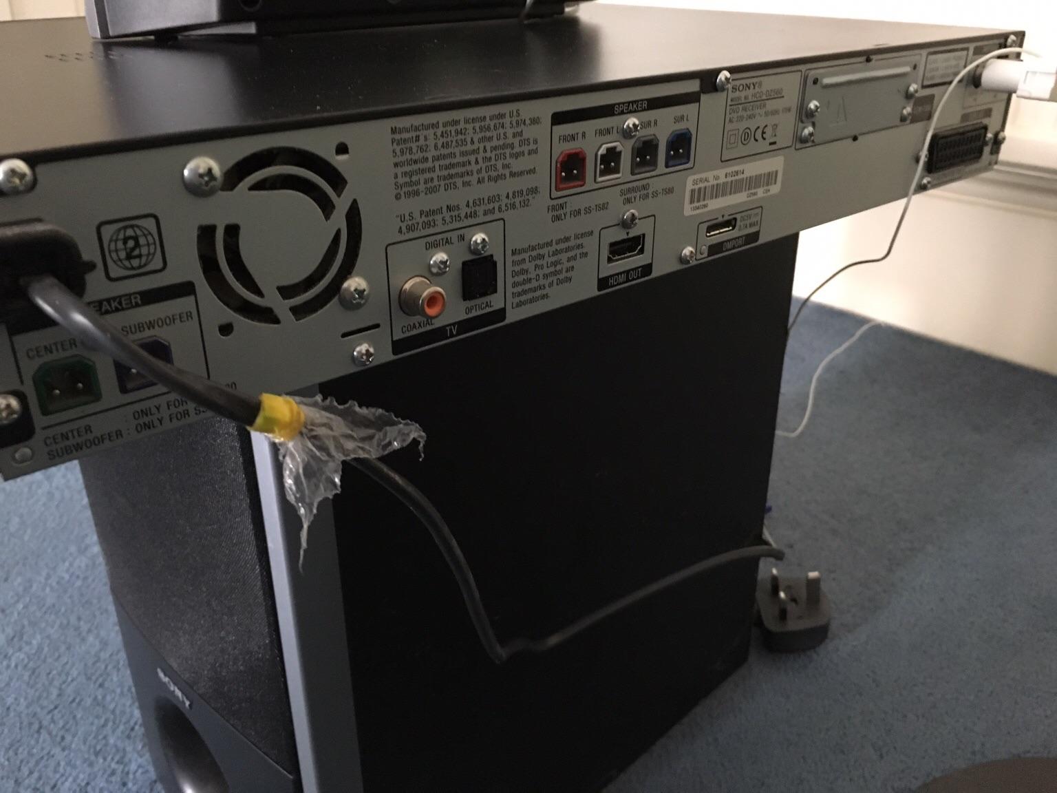 Sony DAVDZ560 DVD Home Theatre system in TN13 Sevenoaks für 45,00