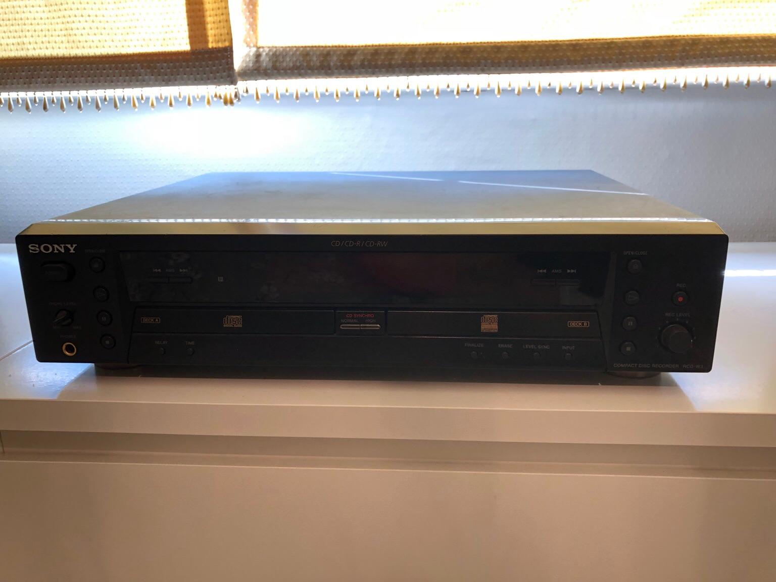 Sony Twin CD recorder RCDW3 in B74 Birmingham für 20,00 £ zum Verkauf Shpock DE