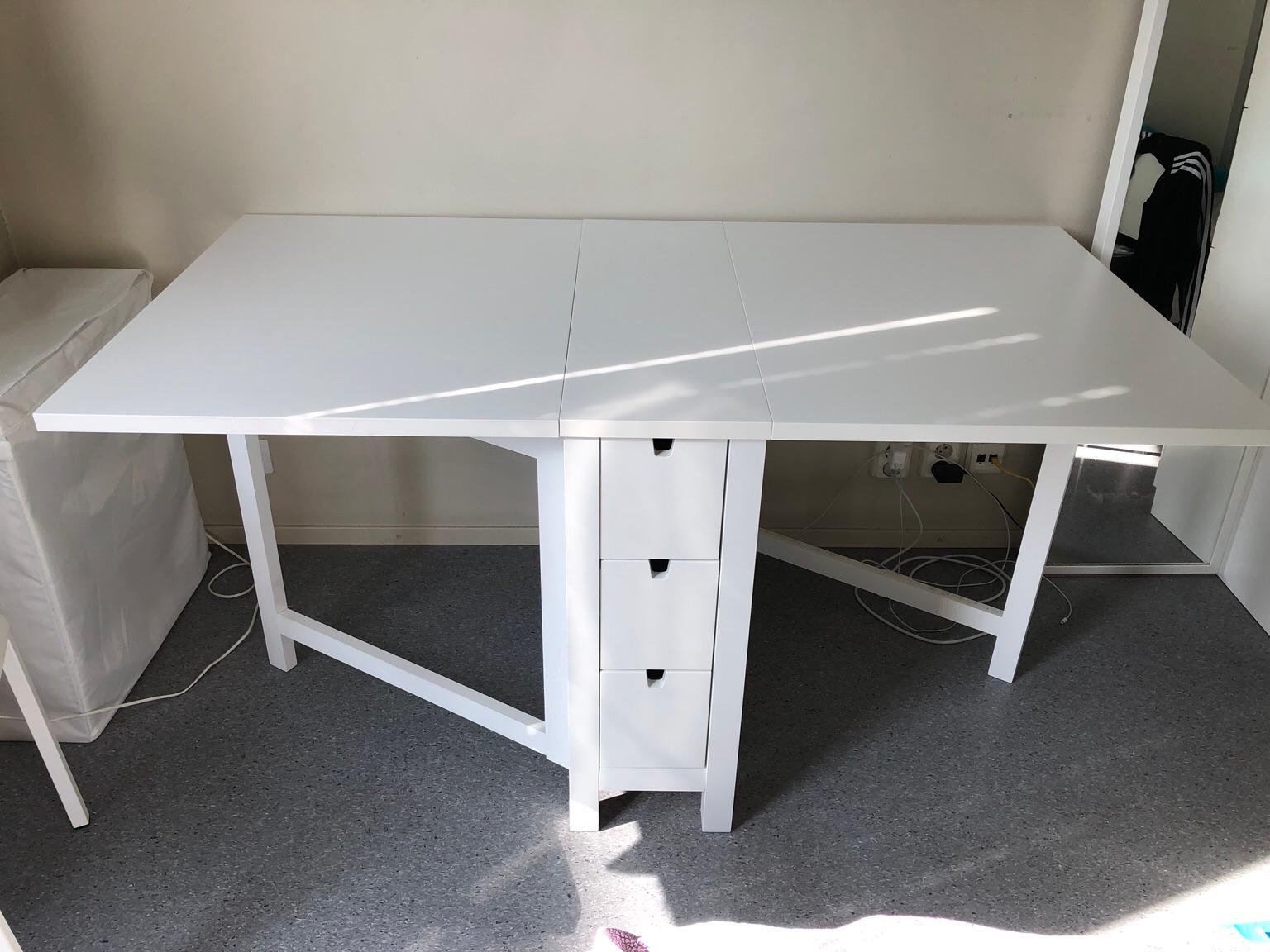 Norden Slagbord Blocket IKEA Norden Slagbord, hvit. in 0445 Oslo for NOK 900.00 for sale Shpock