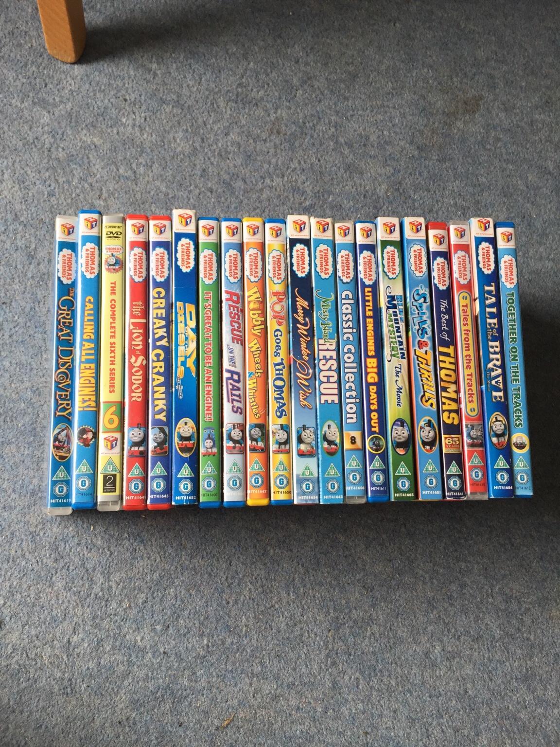 Thomas & friends 20 DVD collection 75p each! in Castle Point for £15.00