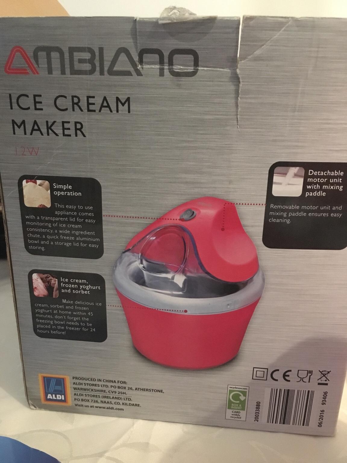 Aldi AMBIANO Ice Cream Maker in SW9 London for £3.00 for sale Shpock