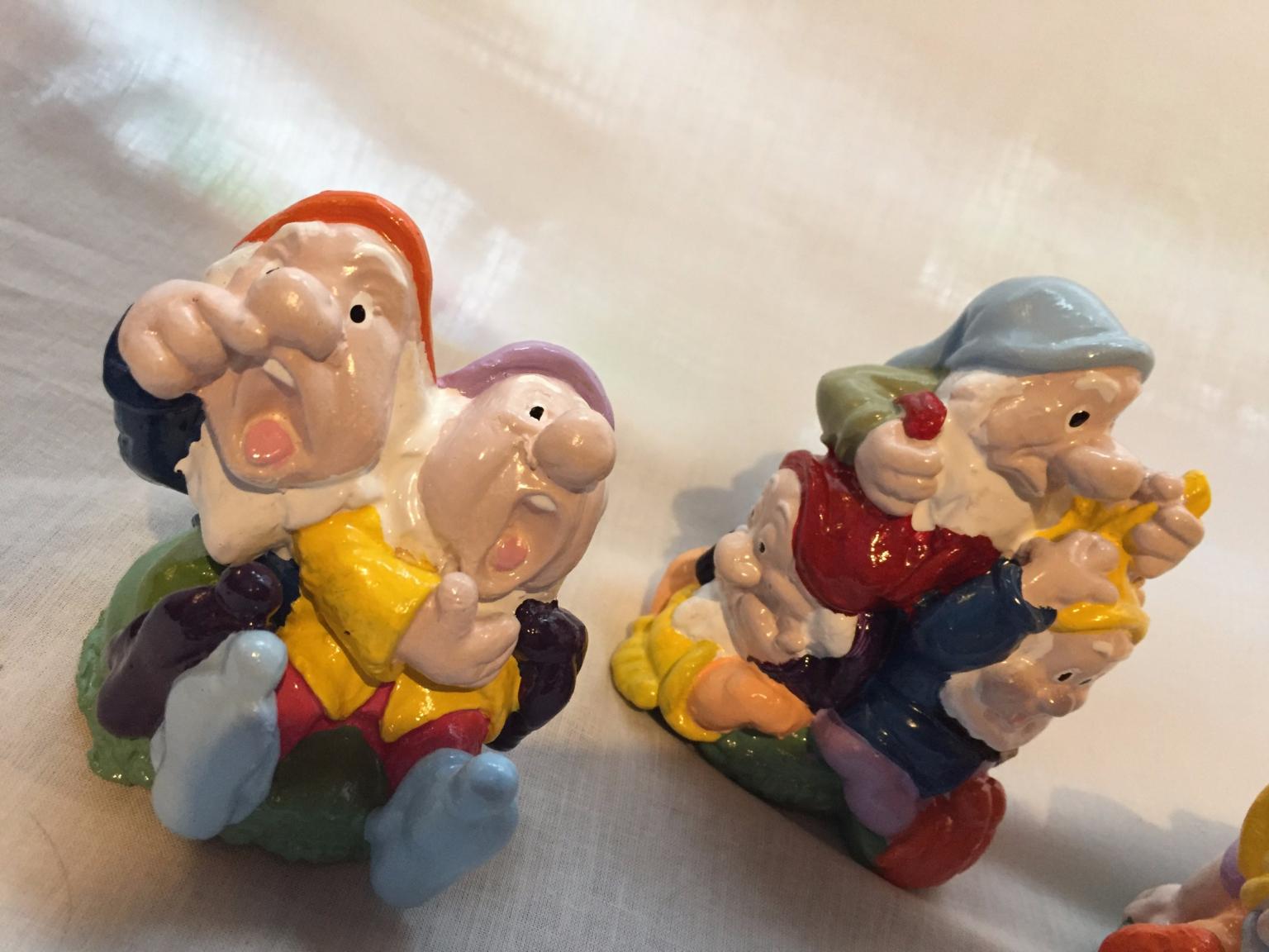 Seven Dwarfs Concrete Garden Gnomes/Ornaments in B17 Birmingham for £10
