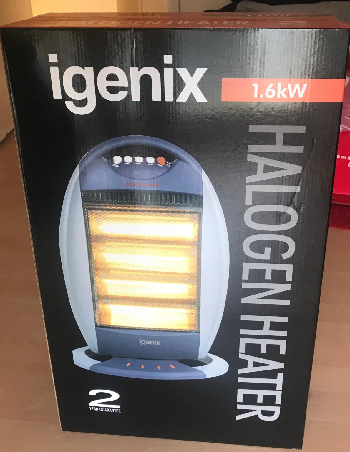 New Igenix IG9516 4 Bar 1600 W Halogen Heater in SM6 Sutton for £21.00
