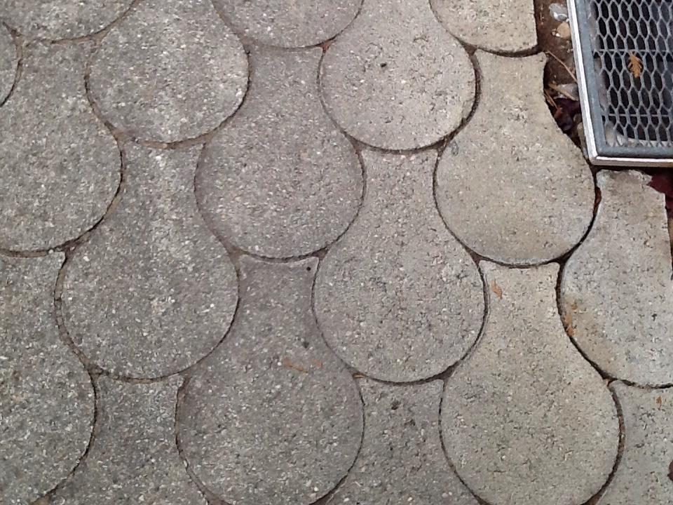 Pflastersteine in Fischform Ca.40 qm in 82140 Olching fÃ¼r 0,50 â‚¬ zum