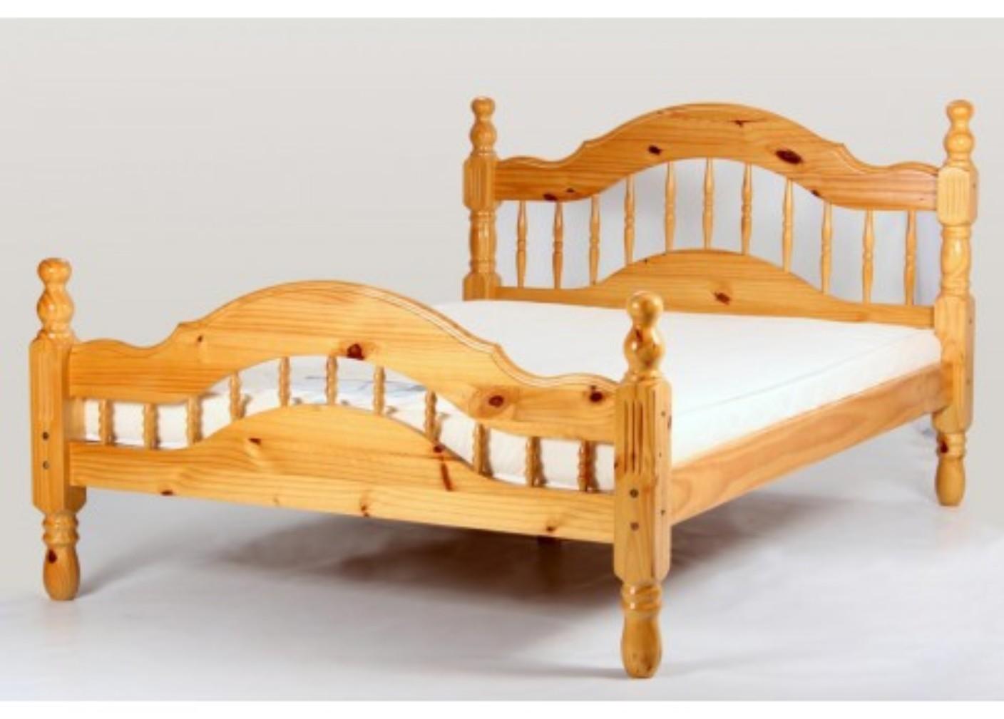 Pine double bed in B11 Birmingham for £50.00 for sale Shpock