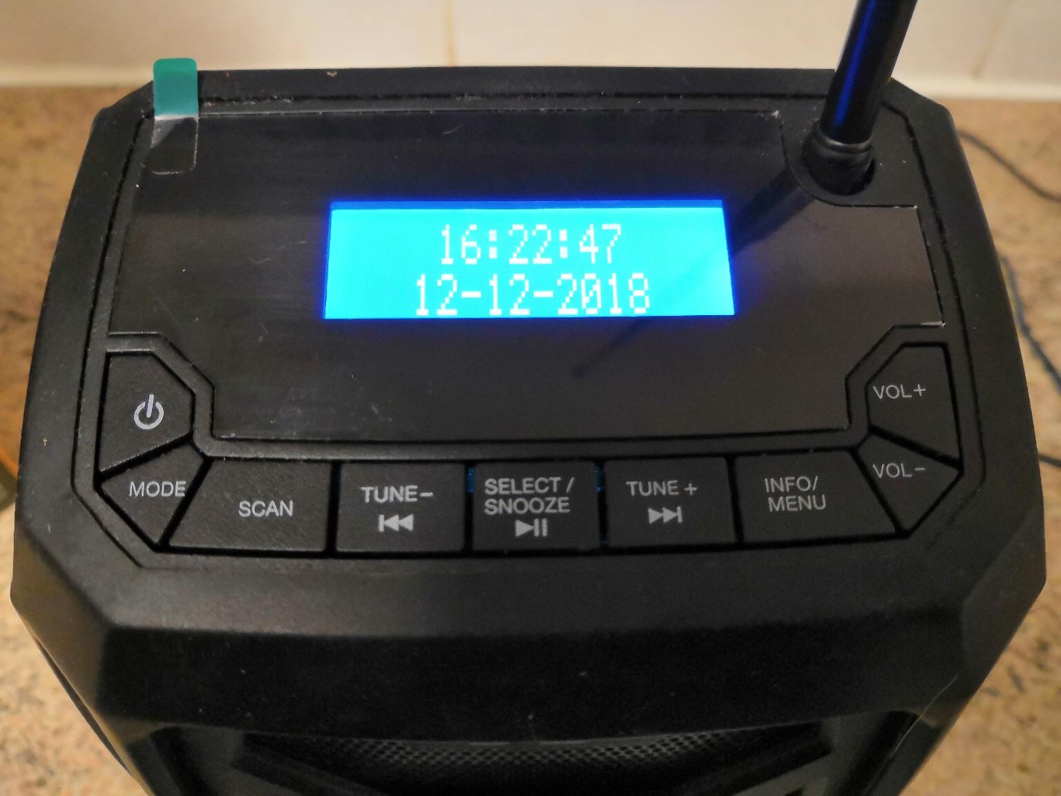 Reka Rugged DAB Radio with Bluetooth in OL16 Rochdale for £20.00 for