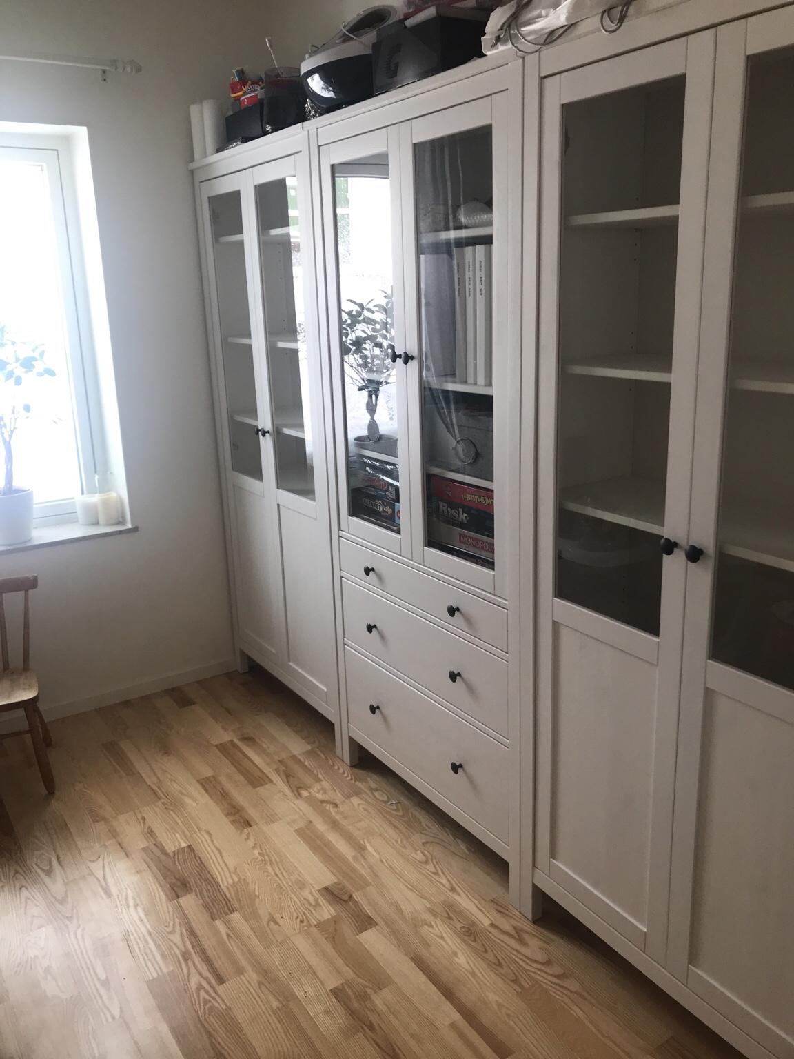 Ikea Hemnes Vitrinskåp Vitt Ikea Hemnes vitrinskåp vitbets in 18769 Ullna strand for SEK 750.00 for